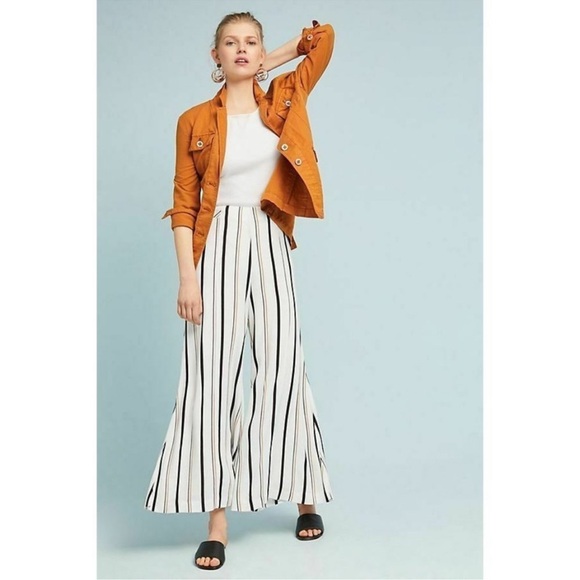 Anthropologie Pants - Anthropologie ett:twa Manon Wide Leg Striped Pant Size 6
